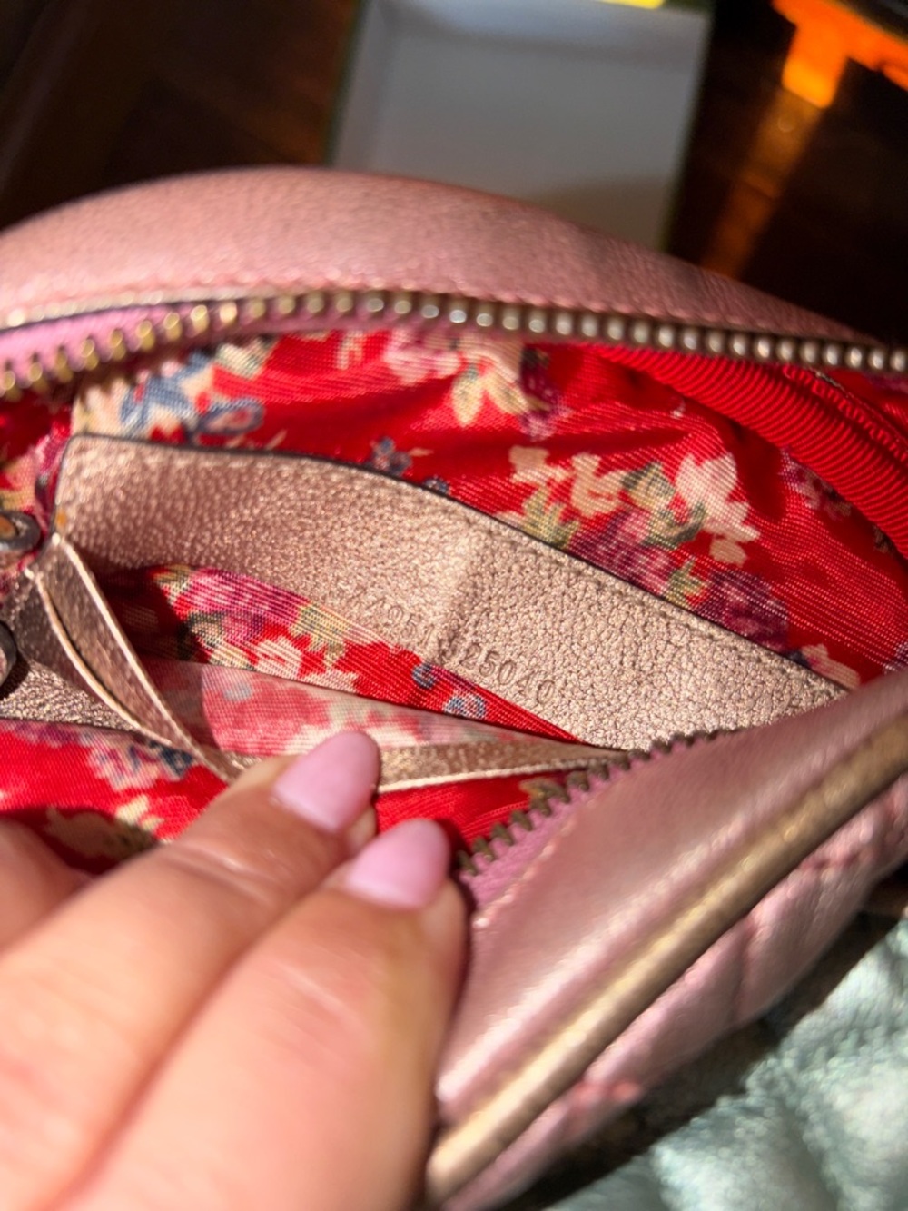 Gucci Quilted Metallic Pink and Aqua Crossbody Bag - Available until May 8 - Picture 7 of 7